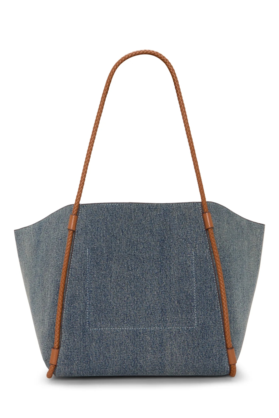 EZRI DENIM TOTE, image 2