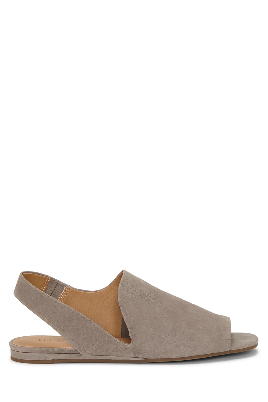 GEORGETA SUEDE FLAT SANDALS, image 2