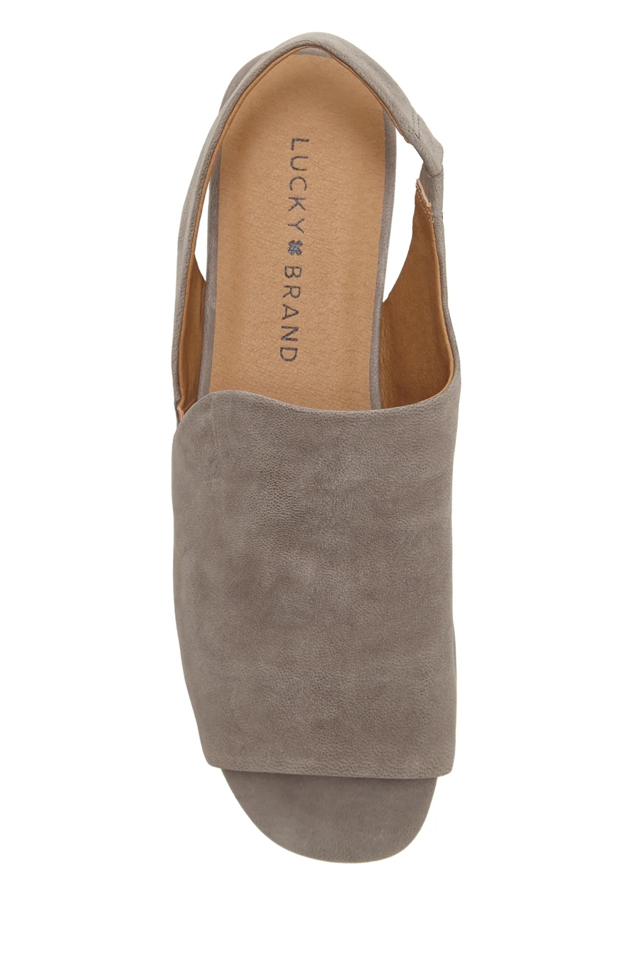 GEORGETA SUEDE FLAT SANDALS, image 6