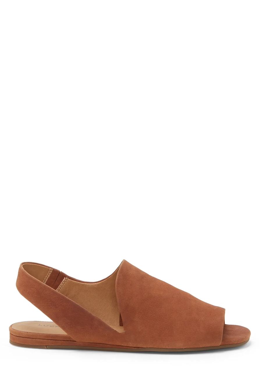 GEORGETA SUEDE FLAT SANDALS, image 2