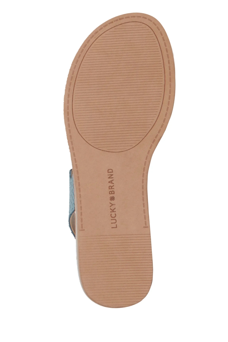 HAFSA LEATHER FLAT SANDAL, image 6