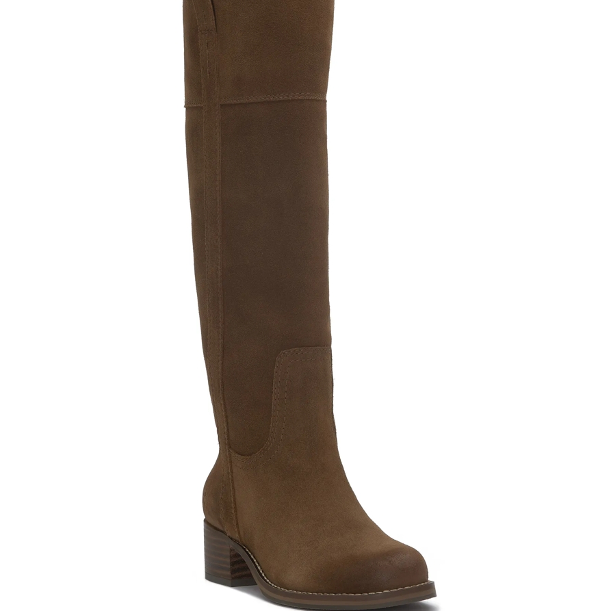 Lucky Brand Hybiscus Extra Wide Calf Riding Boot - Women's Pants Denim Bootcut Jeans