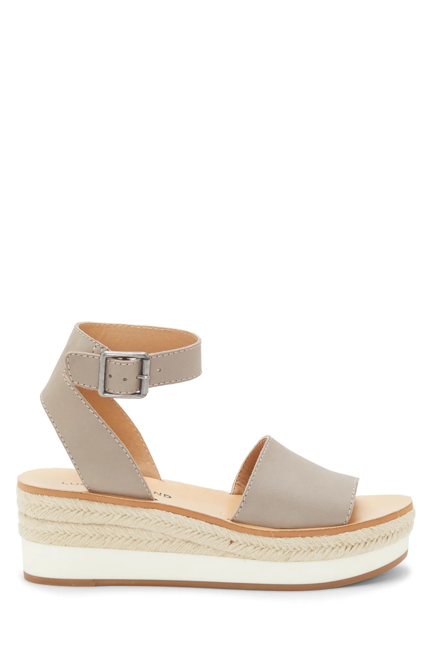 JOODITH LEATHER PLATFORM WEDGE SANDAL, image 2