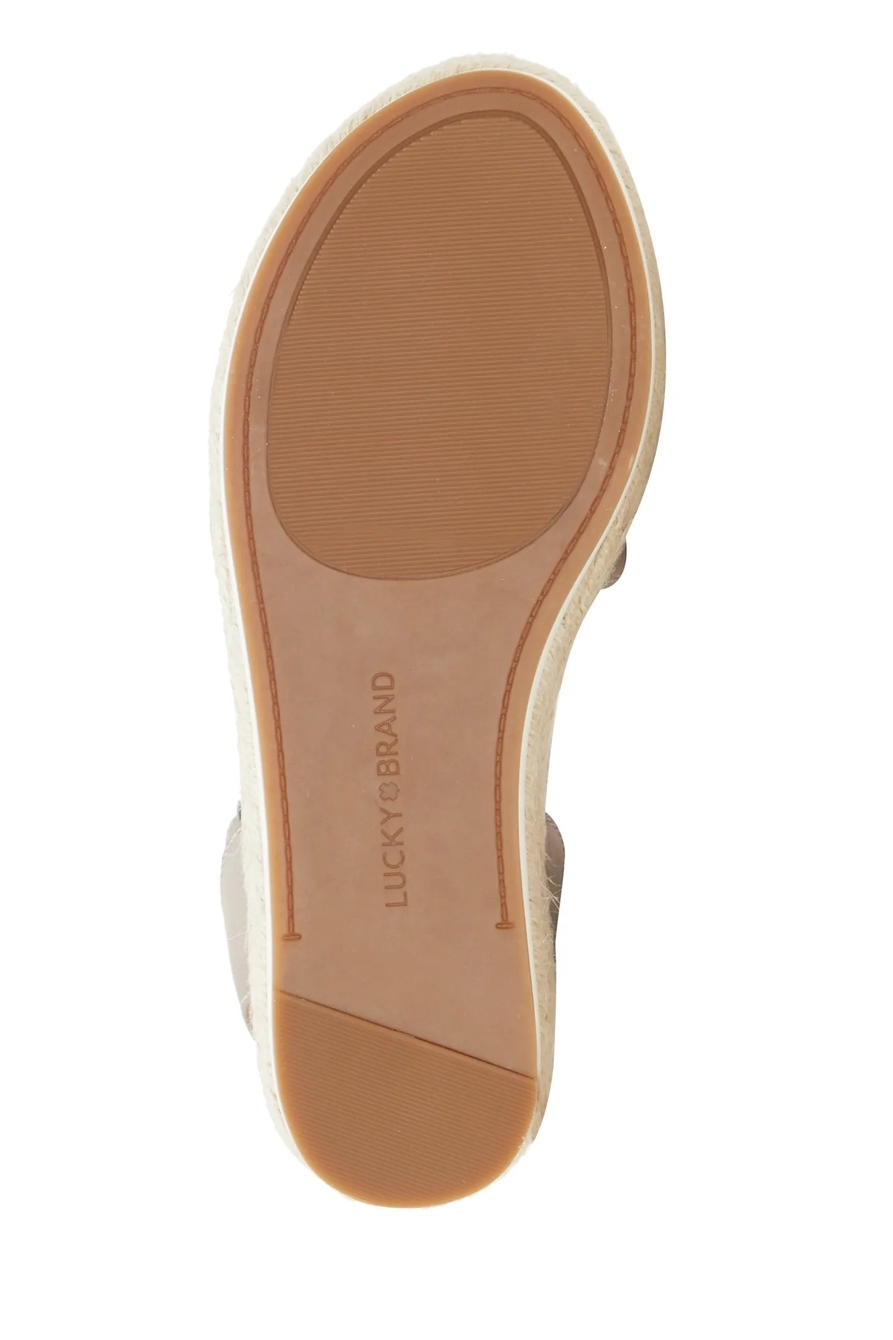 JOODITH LEATHER PLATFORM WEDGE SANDAL, image 8
