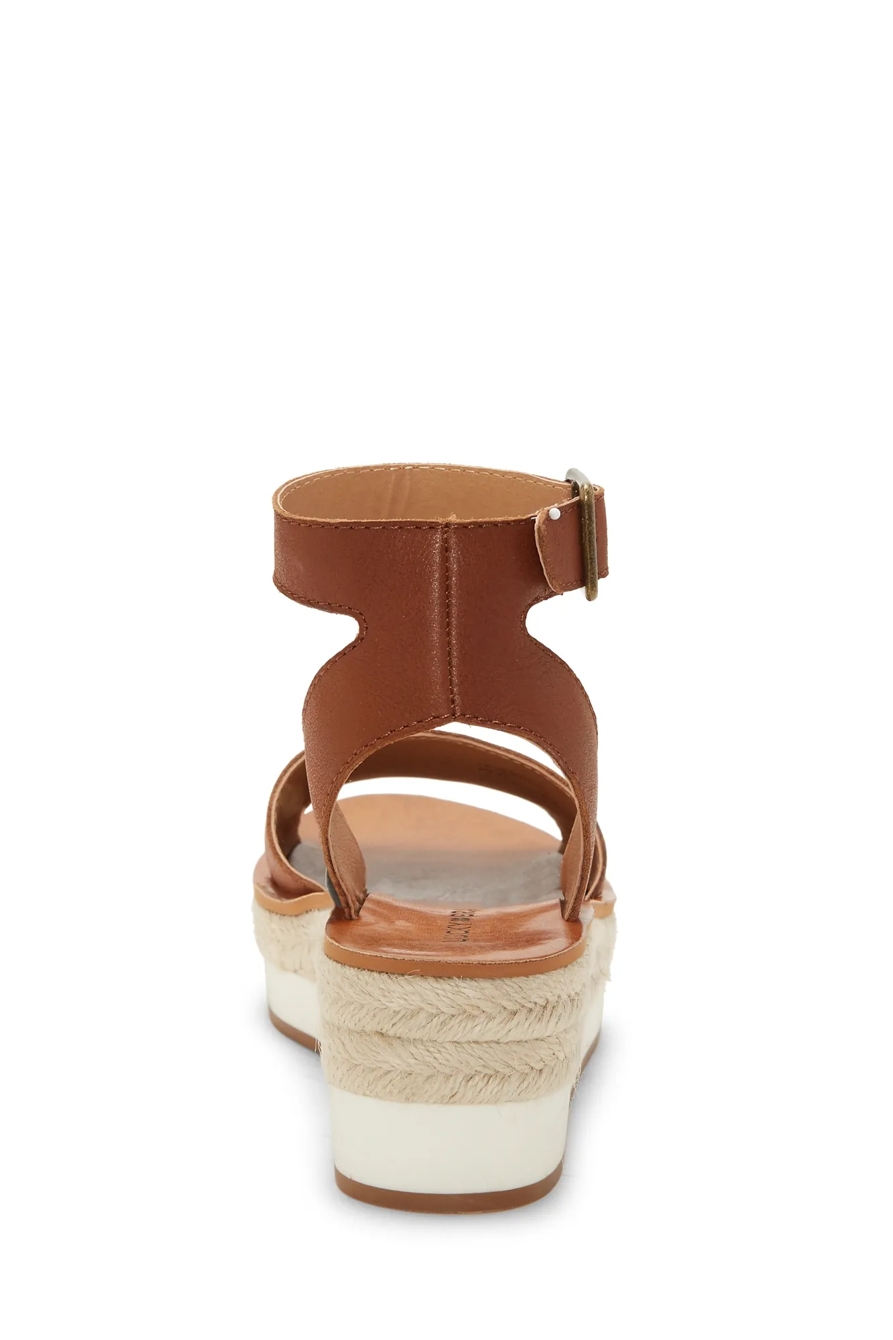 JOODITH LEATHER PLATFORM WEDGE SANDAL, image 5