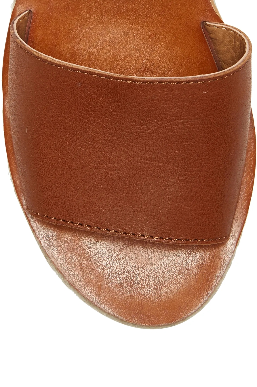 JOODITH LEATHER PLATFORM WEDGE SANDAL, image 7