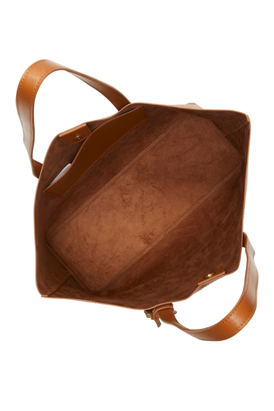 JUDY VEGAN LEATHER TOTE, image 3
