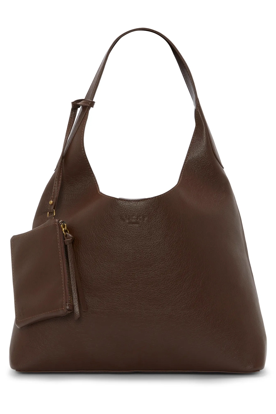 JUNY VEGAN LEATHER SHOULDER BAG, image 1