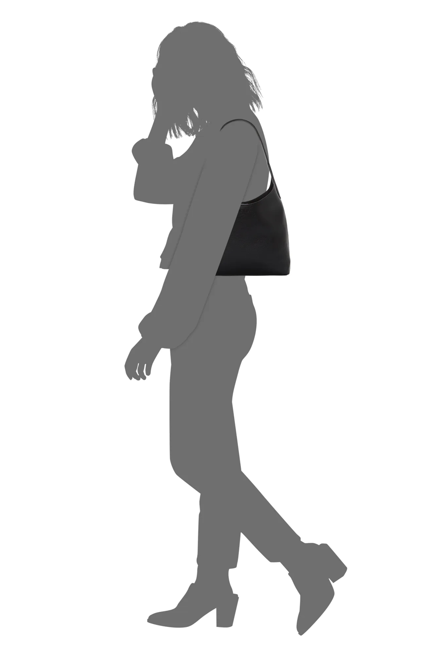 JUNY VEGAN LEATHER SHOULDER BAG, image 4