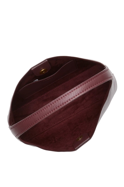 JUNY VEGAN LEATHER SHOULDER BAG, image 3