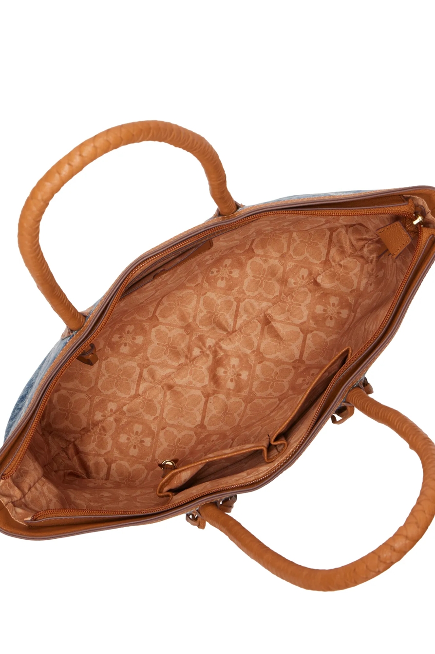 LANA DENIM TOTE, image 3