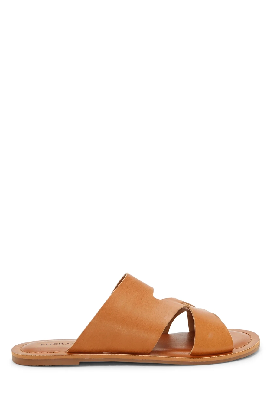 LEELAN LEATHER FLAT SANDAL, image 2