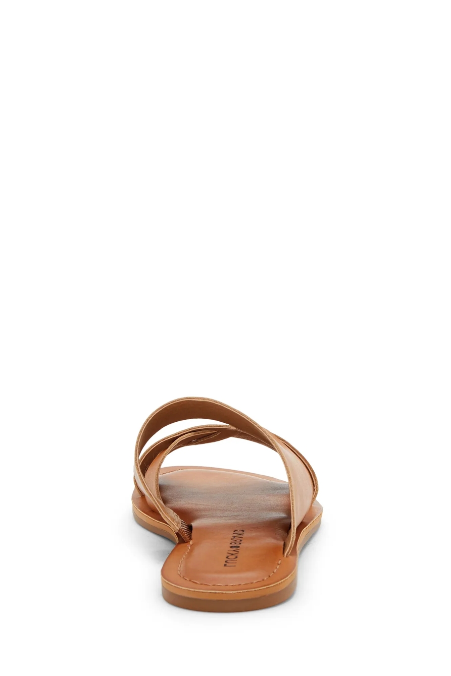 LEELAN LEATHER FLAT SANDAL, image 5