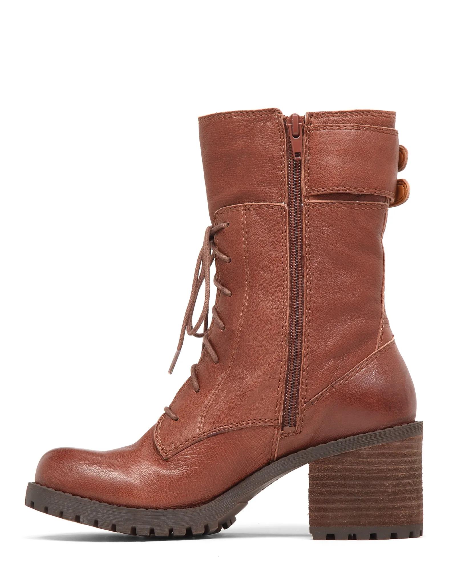 NYLAH LACE UP LUG BOOTIE, image 3
