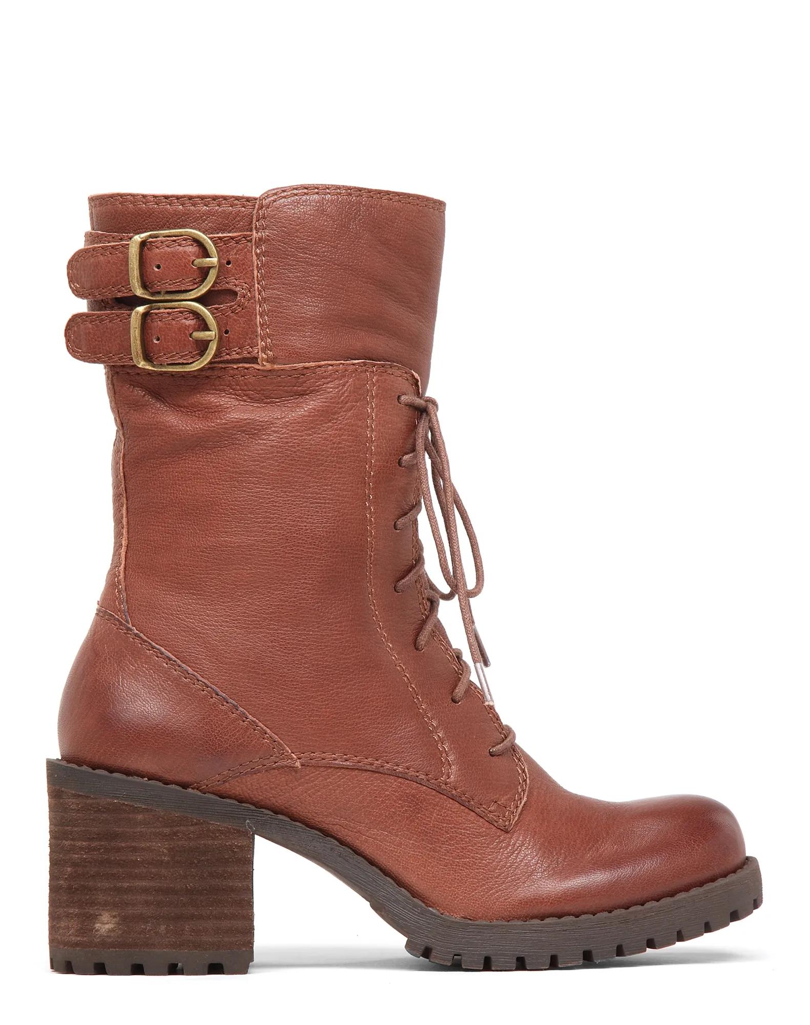 NYLAH LACE UP LUG BOOTIE, image 4