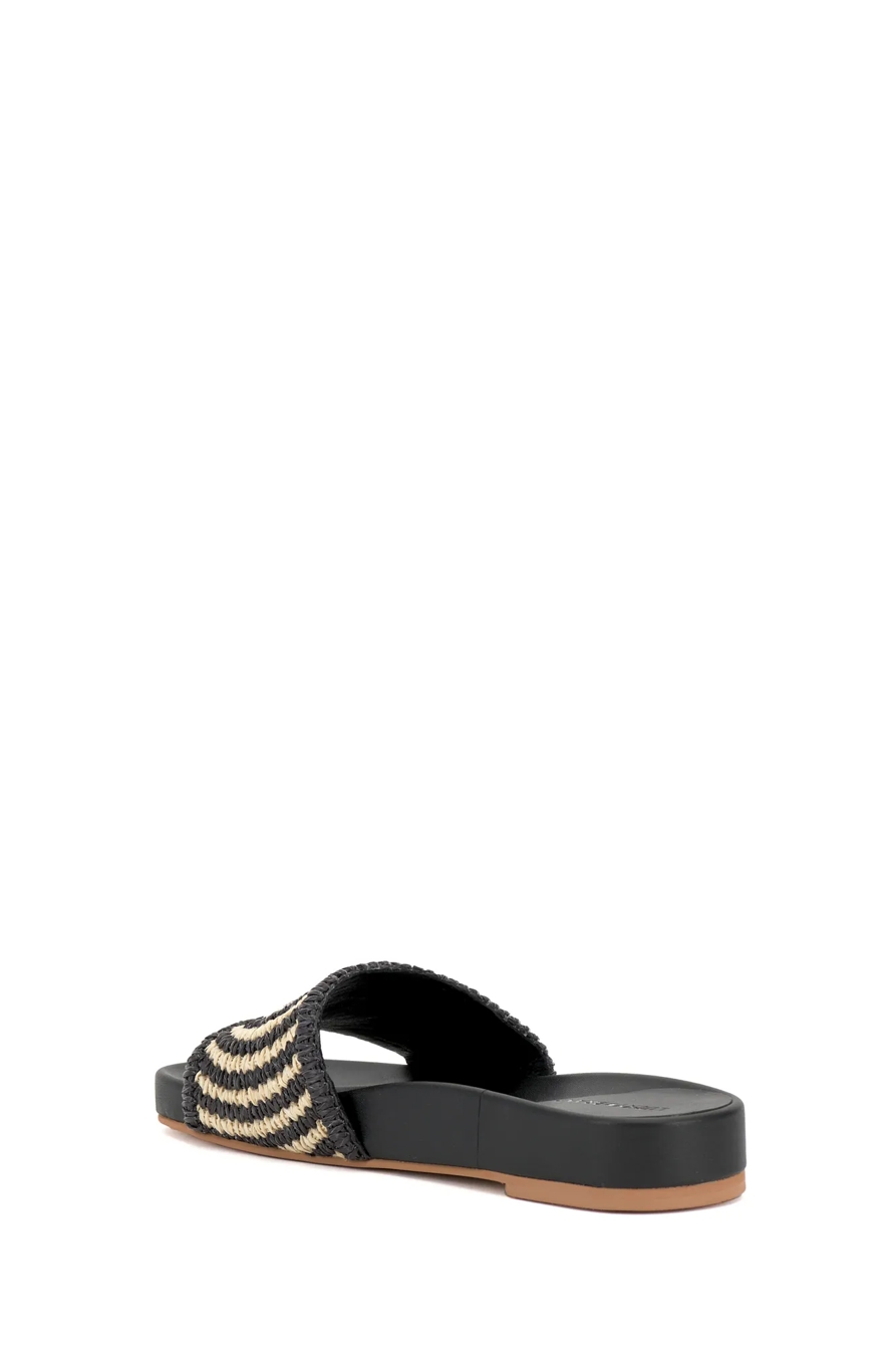 RAFFIA WOVEN POOL SLIDE, image 5