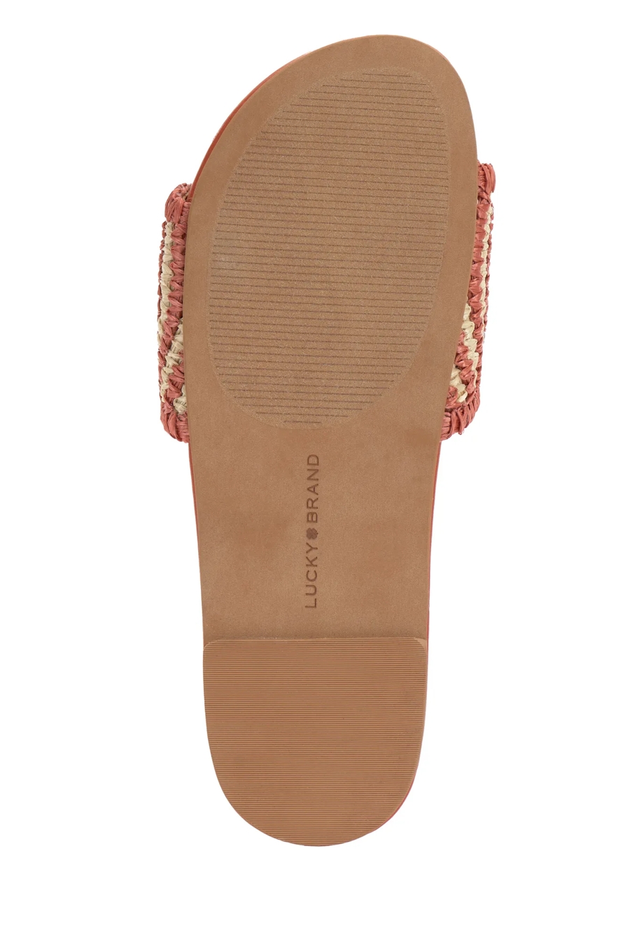 RAFFIA WOVEN POOL SLIDE, image 9