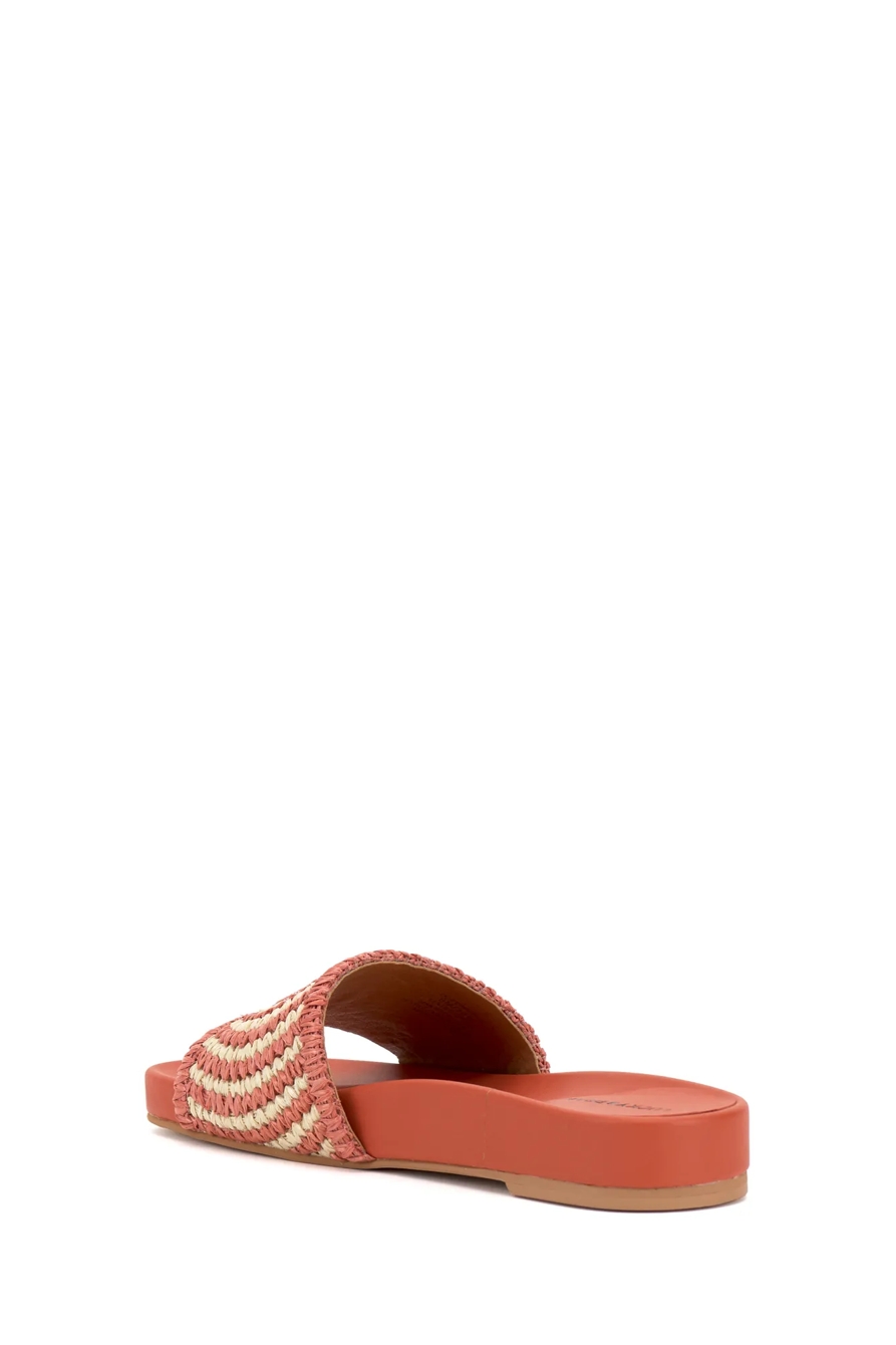 RAFFIA WOVEN POOL SLIDE, image 5