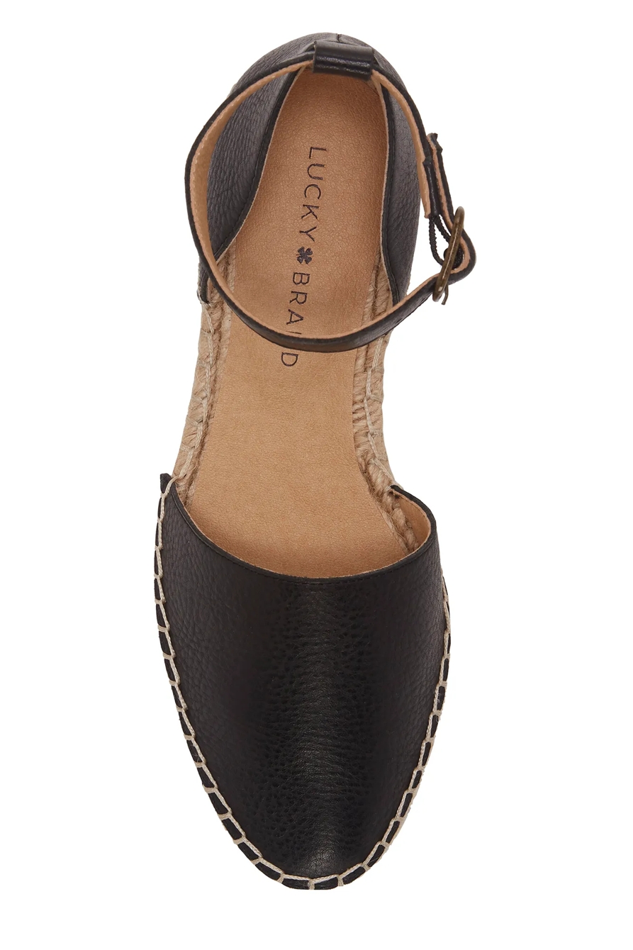 RENIYA LEATHER ESPADRILLE FLAT, image 6