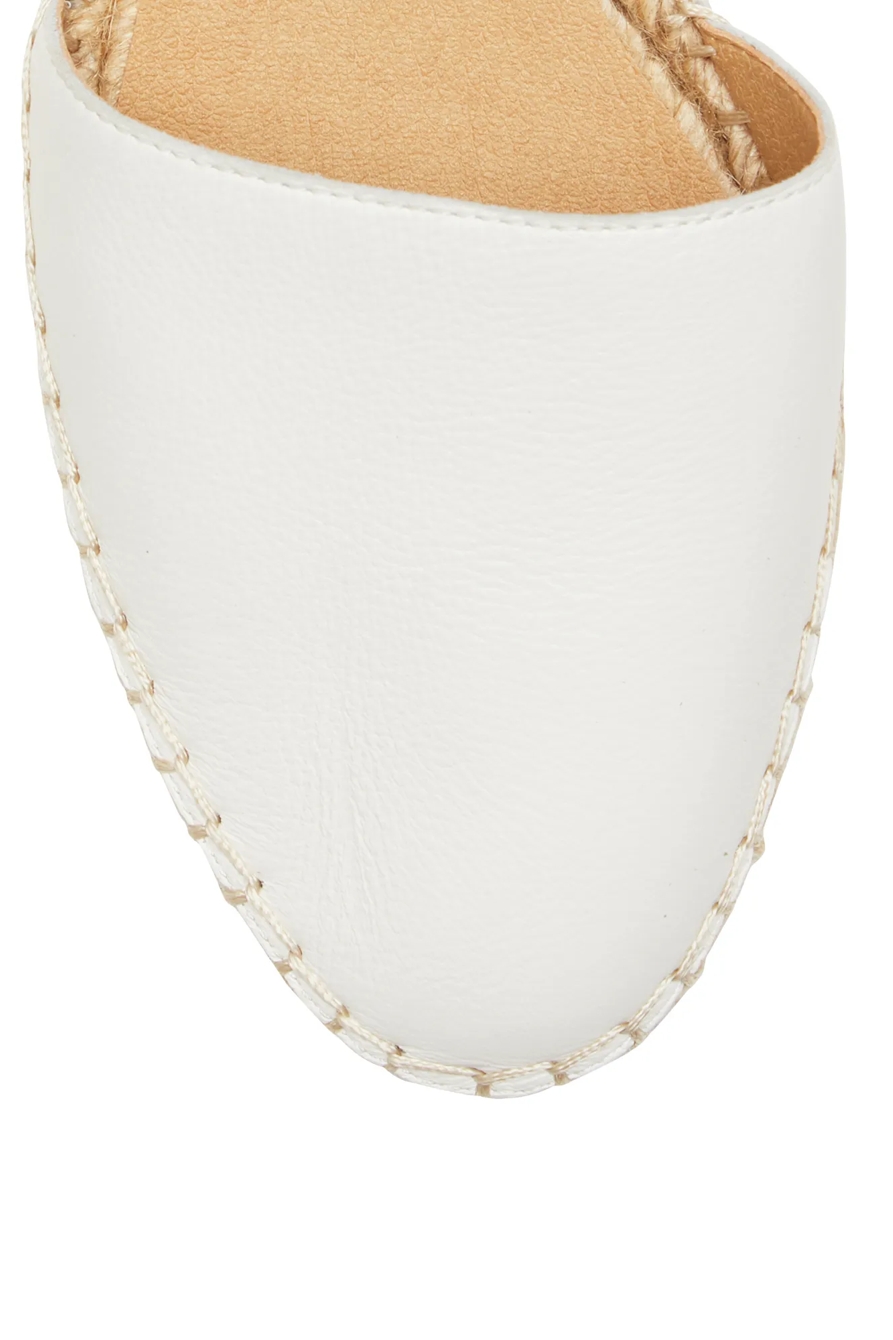 RENIYA LEATHER ESPADRILLE FLAT, image 7