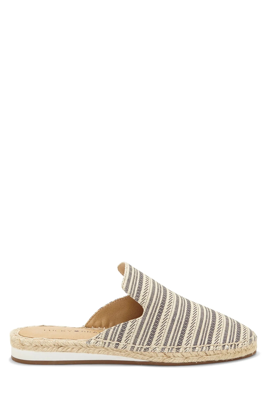 REVEA CANVAS ESPADRILLE FLAT SLIDES, image 2
