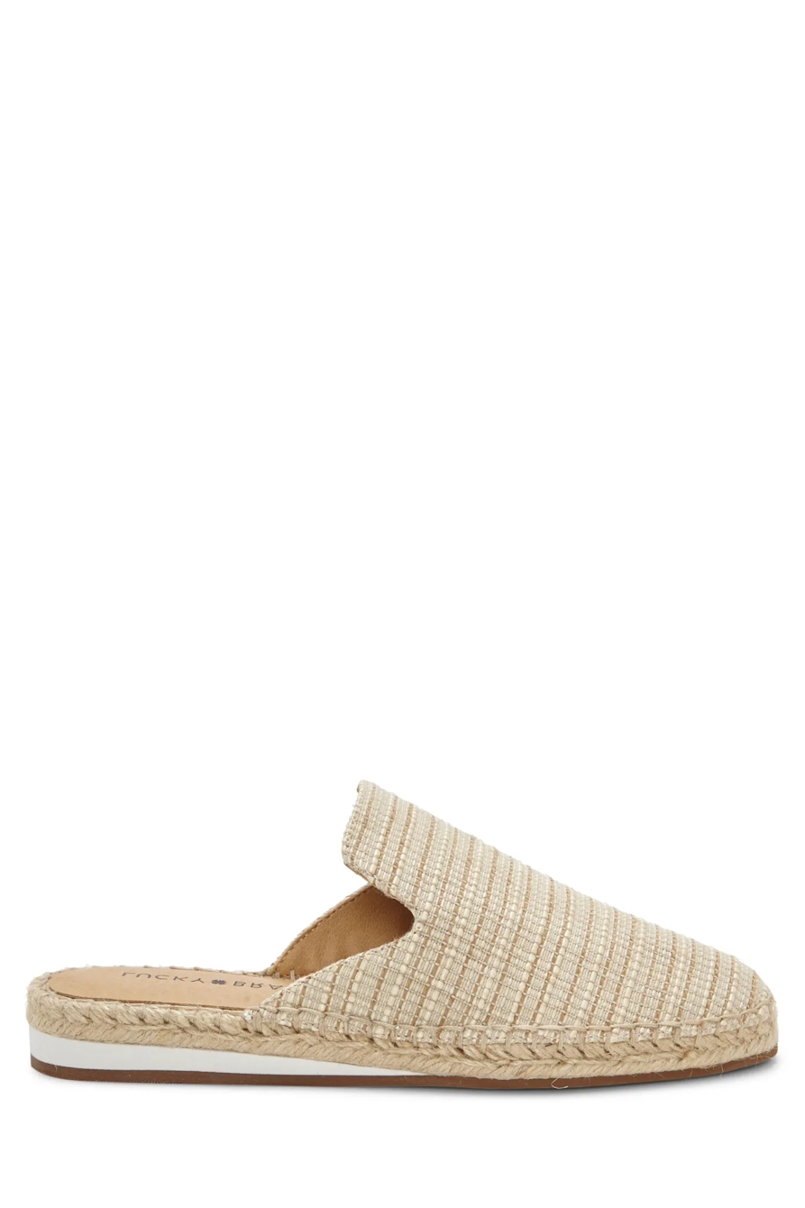 REVEA CANVAS ESPADRILLE FLAT SLIDES, image 2