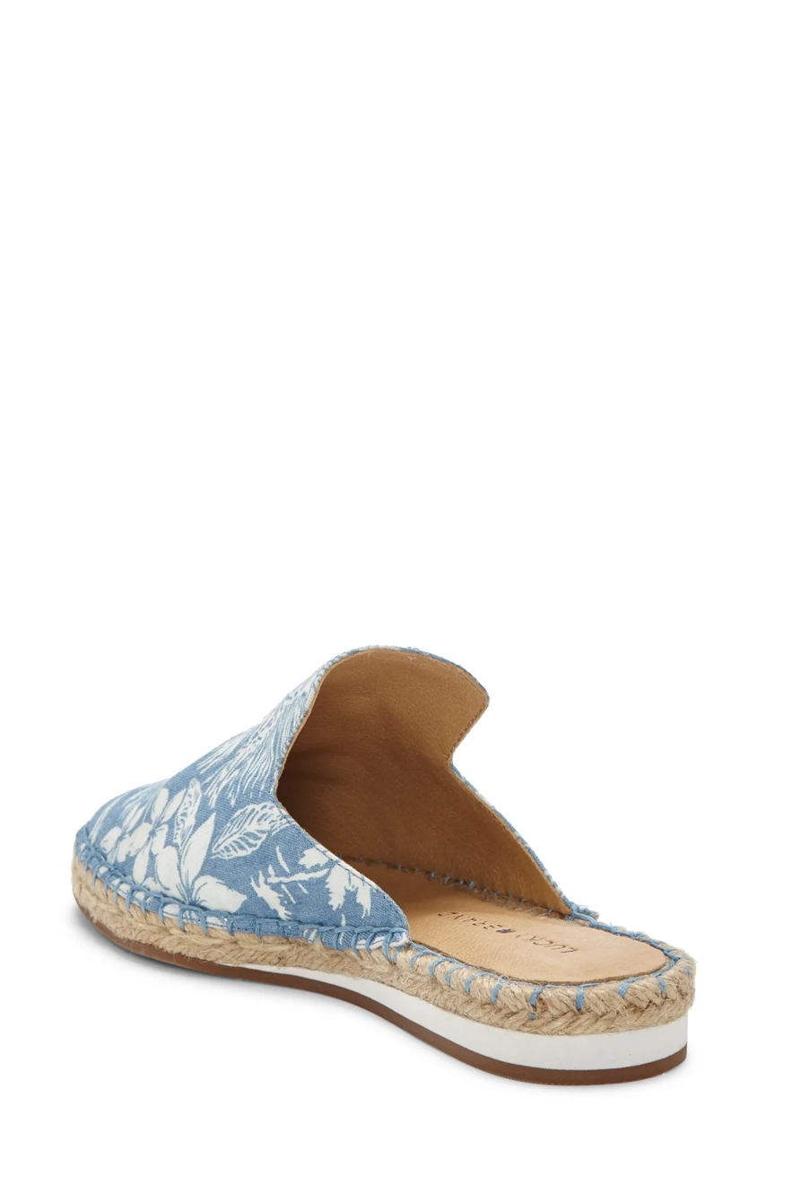 REVEA CANVAS ESPADRILLE FLAT SLIDES, image 4