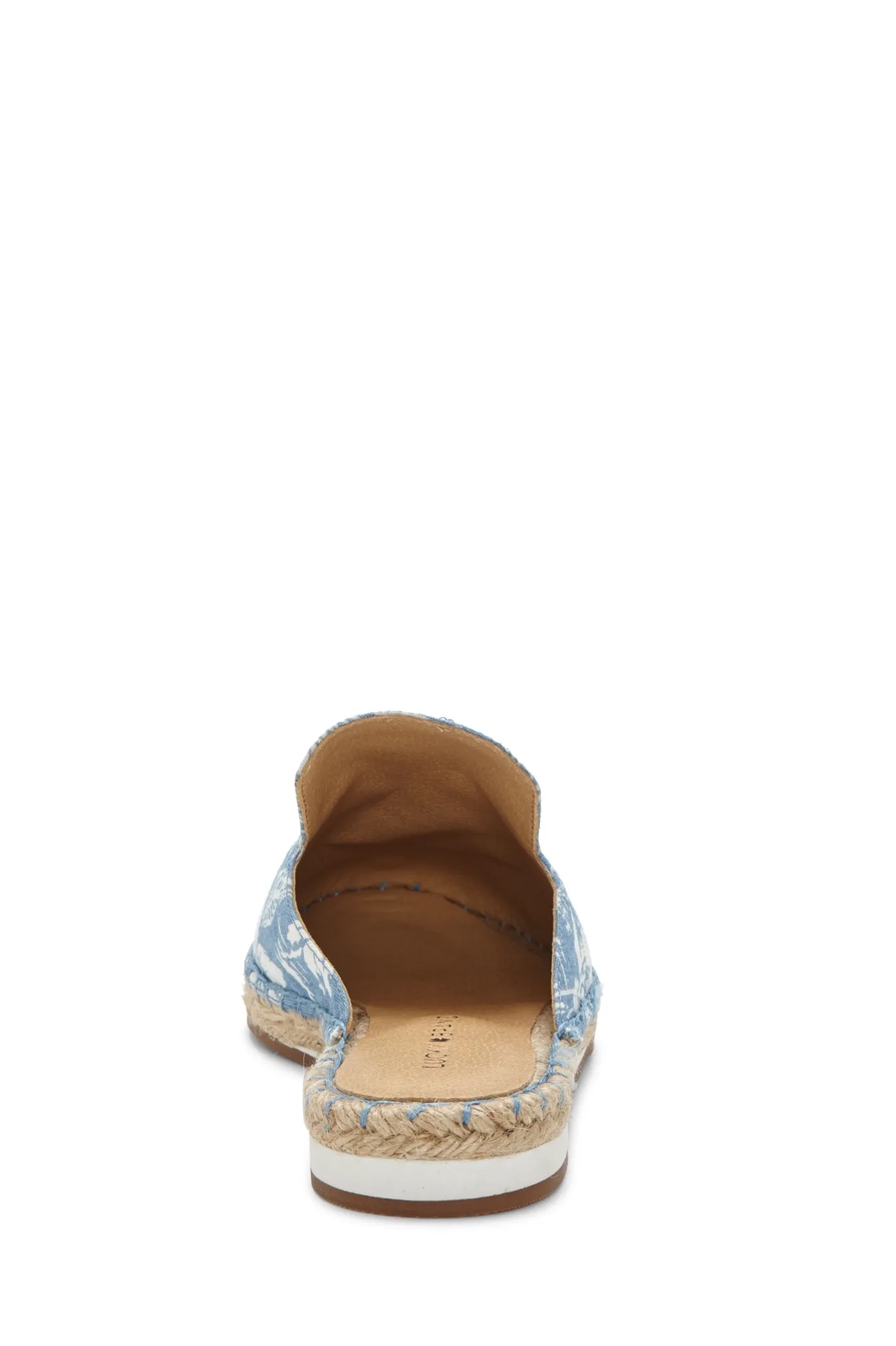 REVEA CANVAS ESPADRILLE FLAT SLIDES, image 5