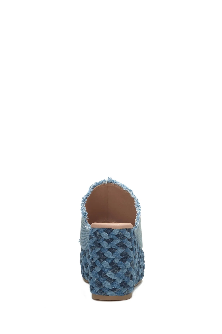 SCIPPIO DENIM WEDGE MULE, image 3