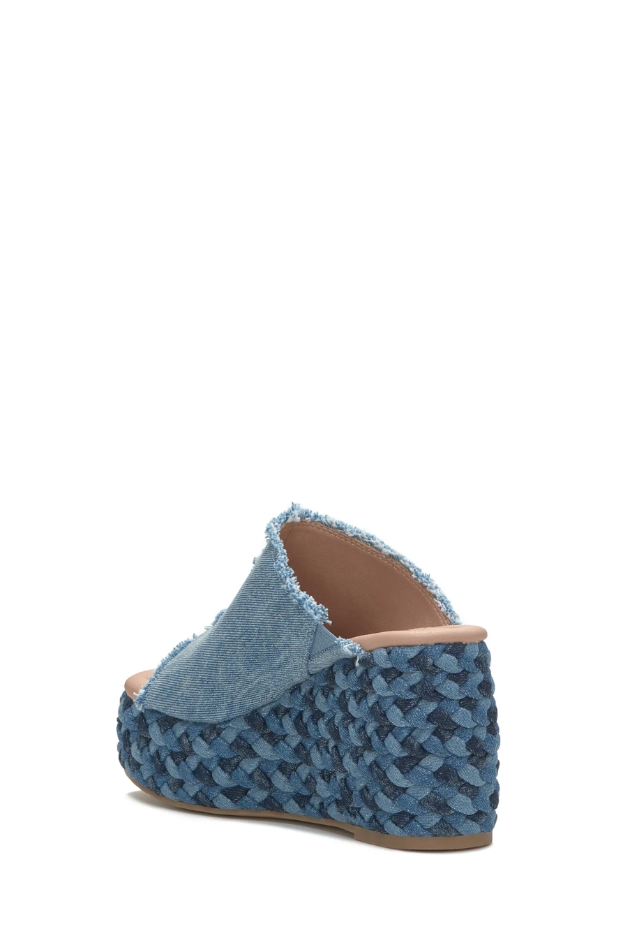 SCIPPIO DENIM WEDGE MULE, image 5