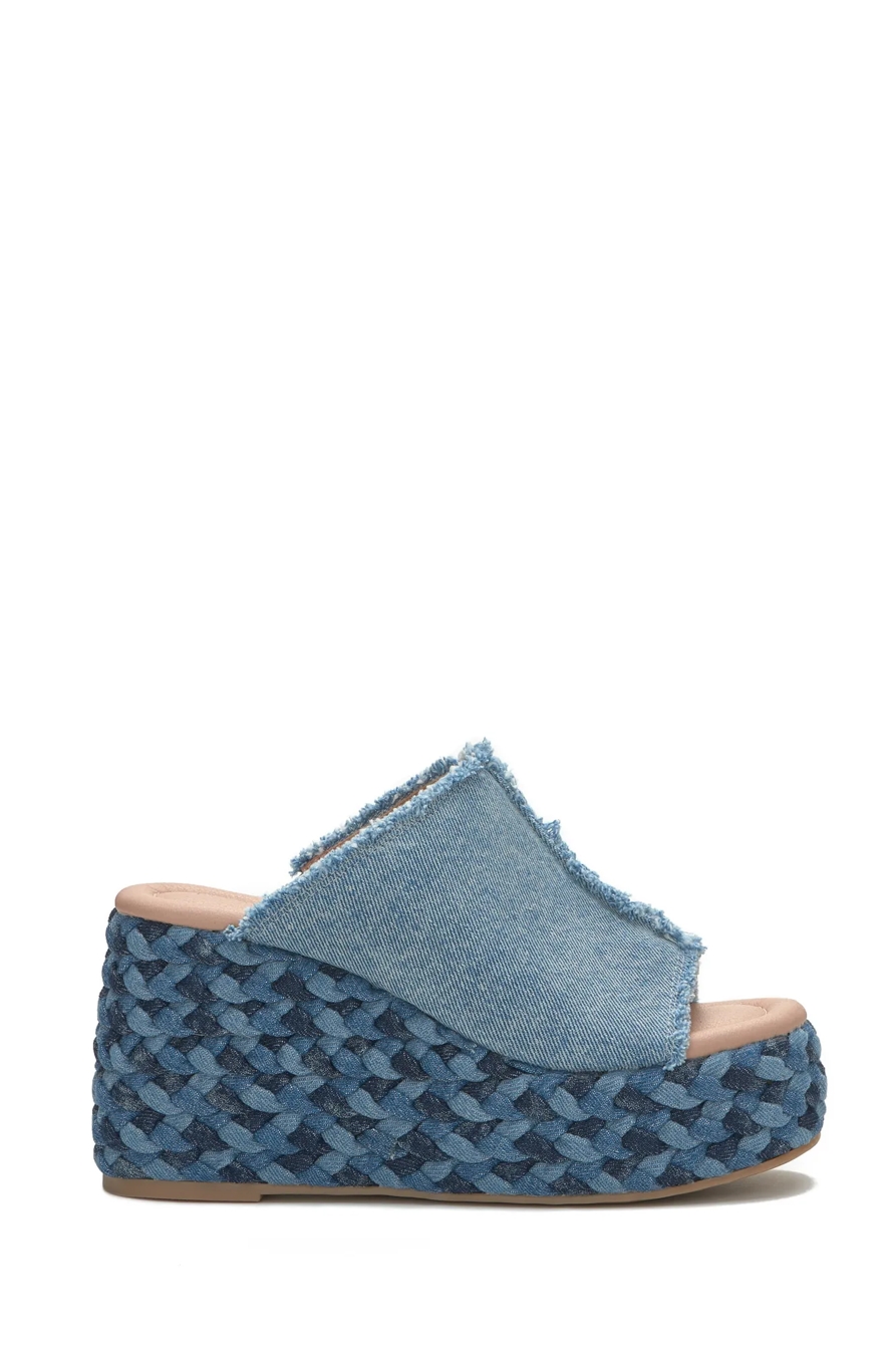 SCIPPIO DENIM WEDGE MULE, image 8