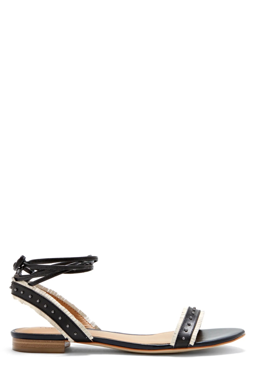 TOREE LEATHER FLAT SANDAL, image 2