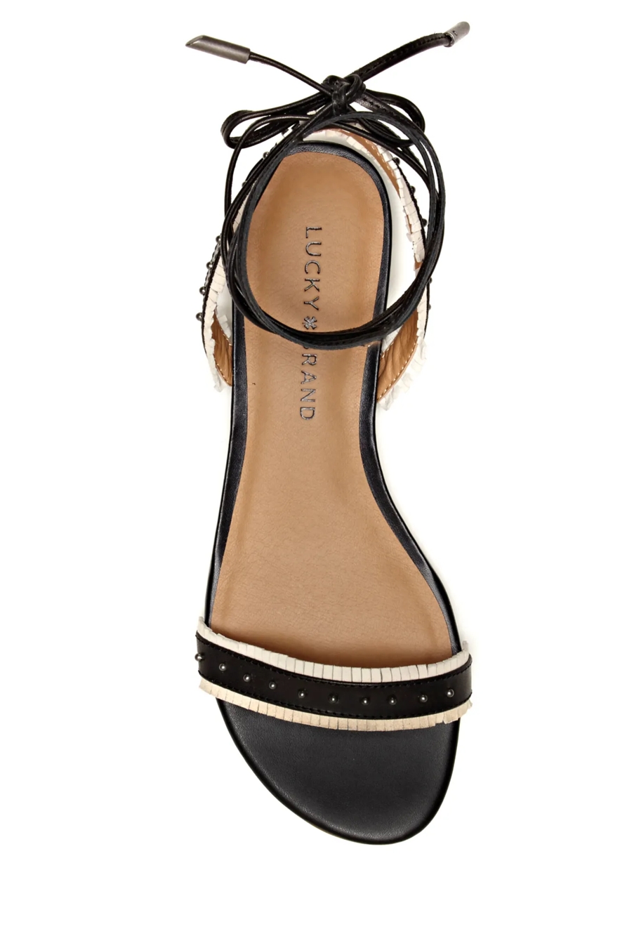 TOREE LEATHER FLAT SANDAL, image 4