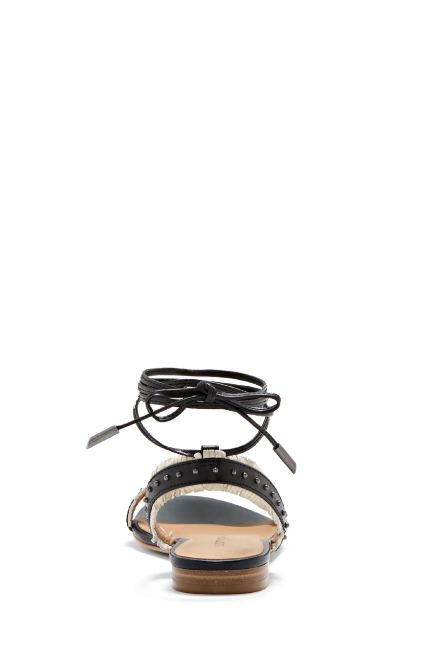 TOREE LEATHER FLAT SANDAL, image 5