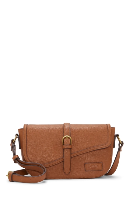 ZENA VEGAN LEATHER LONG CROSSBODY, image 1