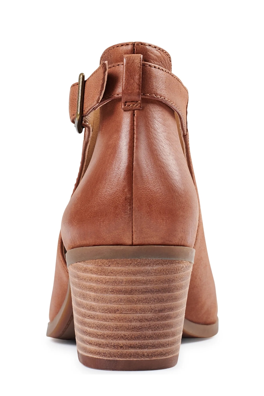 BARIMO OPEN TOE LEATHER BOOTIE, image 3
