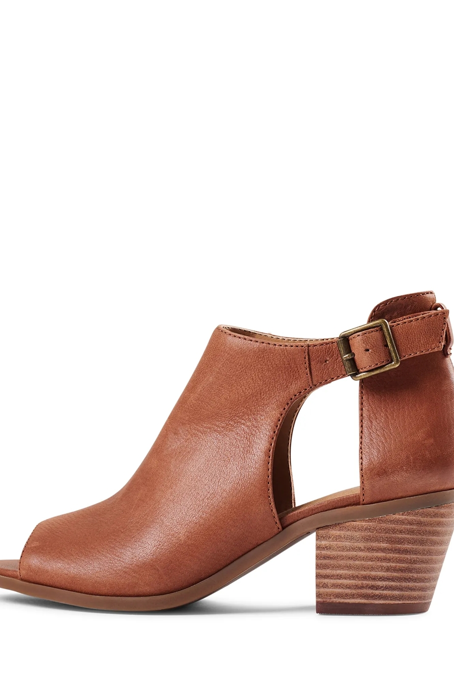 BARIMO OPEN TOE LEATHER BOOTIE, image 4