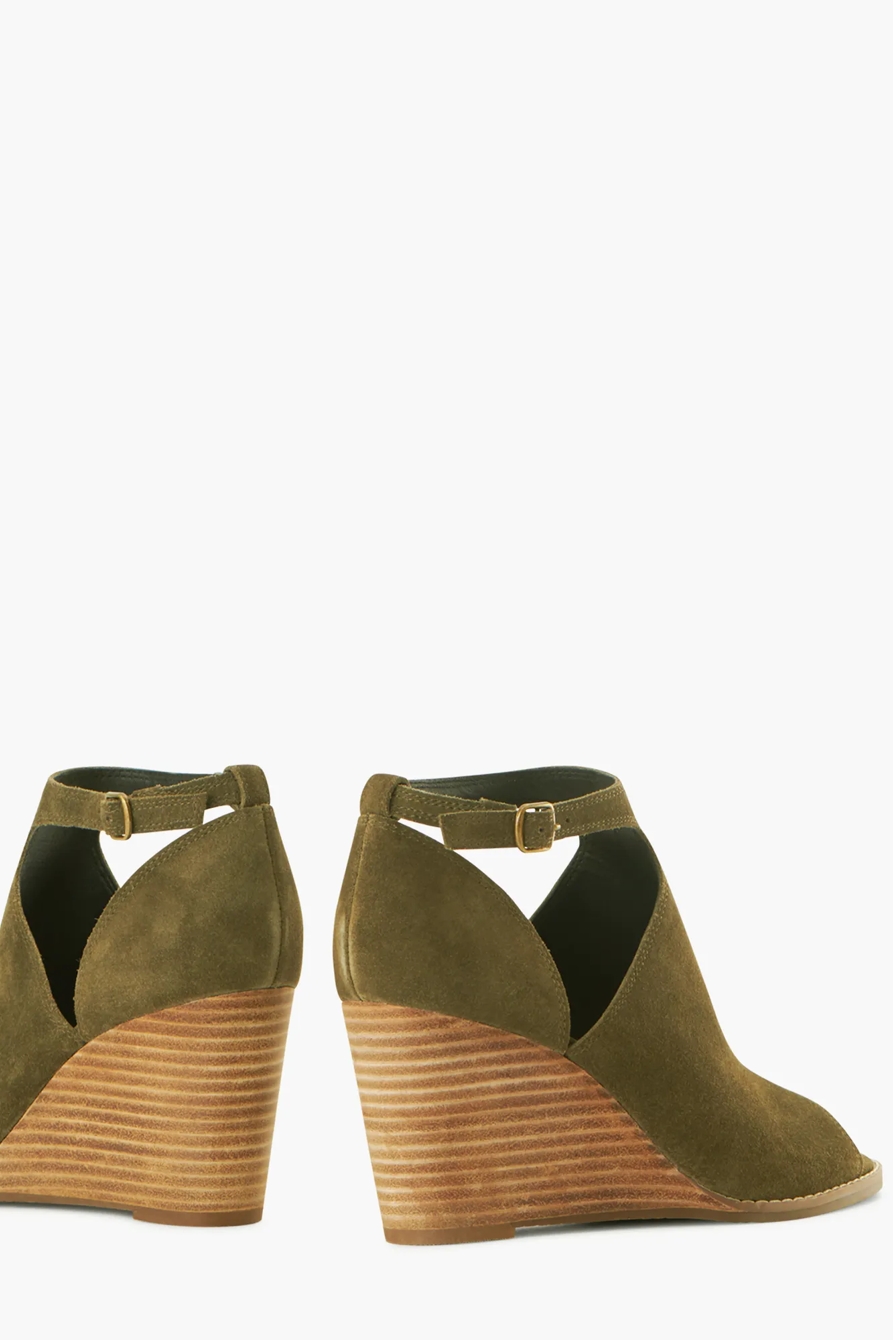 SIDE CUTOUT WEDGE HEEL, image 2