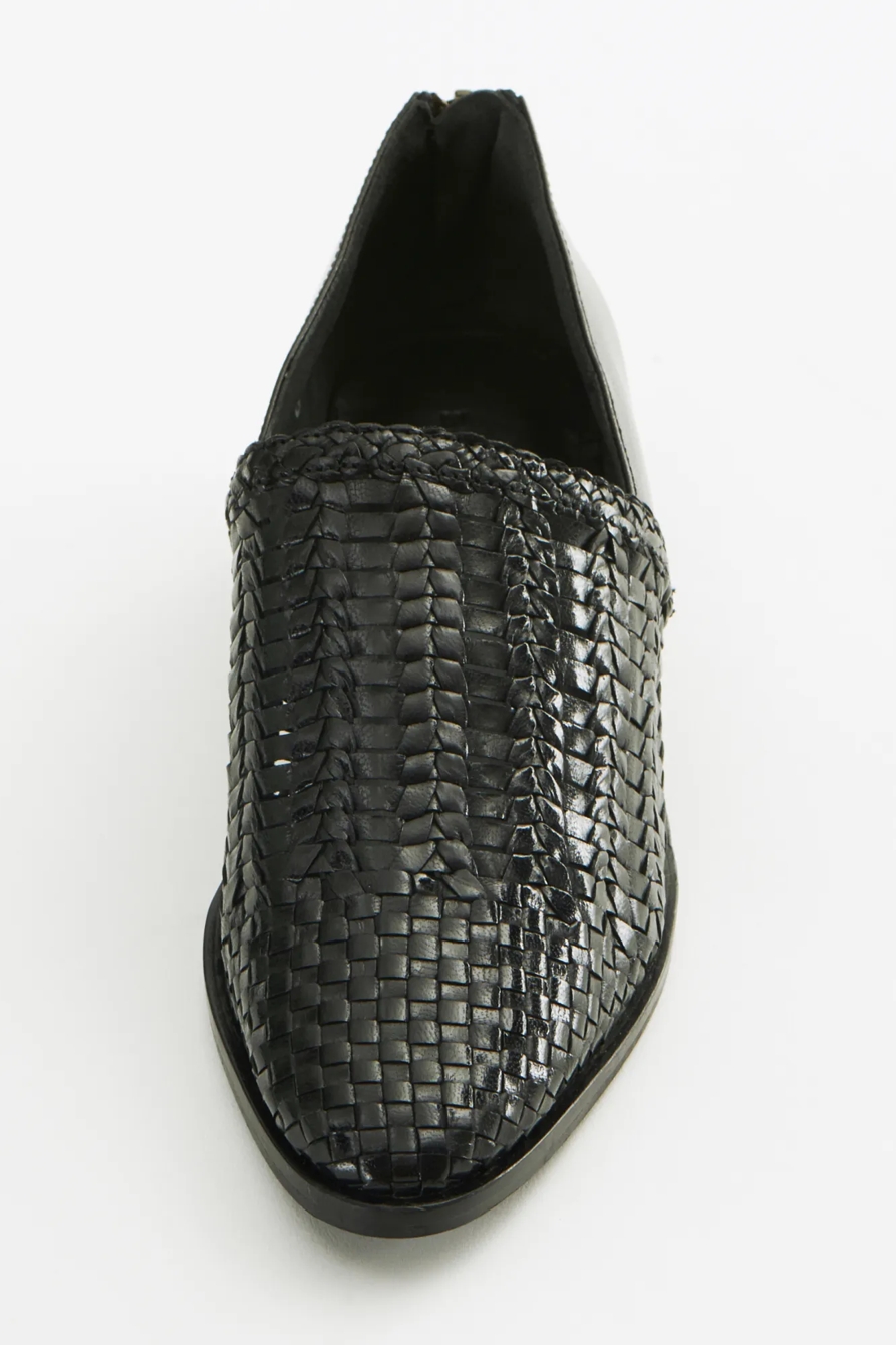 SALT + UMBER ALICANTE LEATHER FLAT BOOTIE, image 3