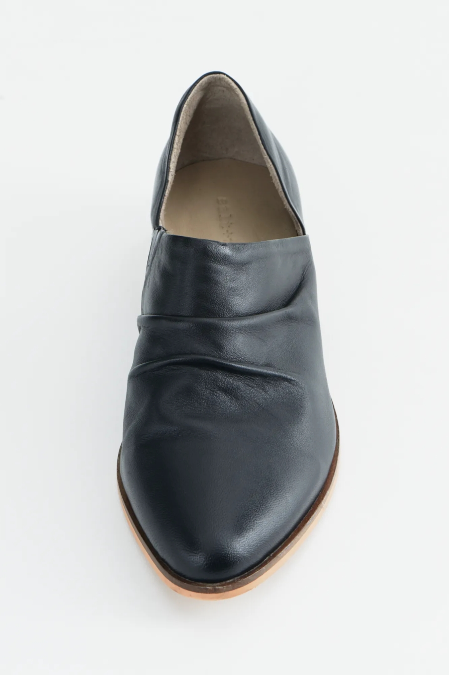 SALT + UMBER BASQUE LEATHER FLAT BOOTIE, image 4