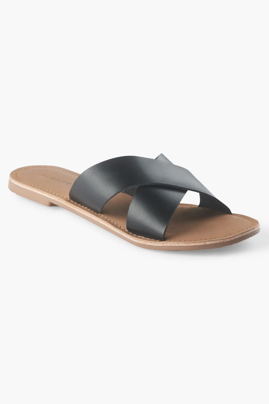 TAYLOR LEATHER SLIDE SANDAL, image 2