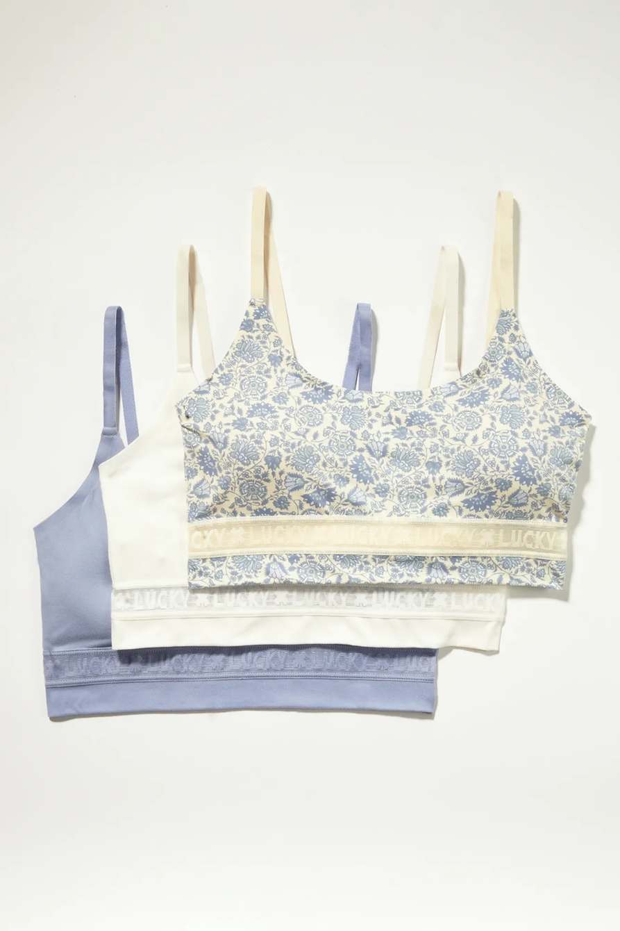 3 PACK LOGO TRIM BRA, image 2