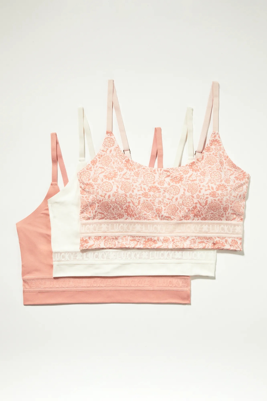 3 PACK LOGO TRIM BRA, image 2