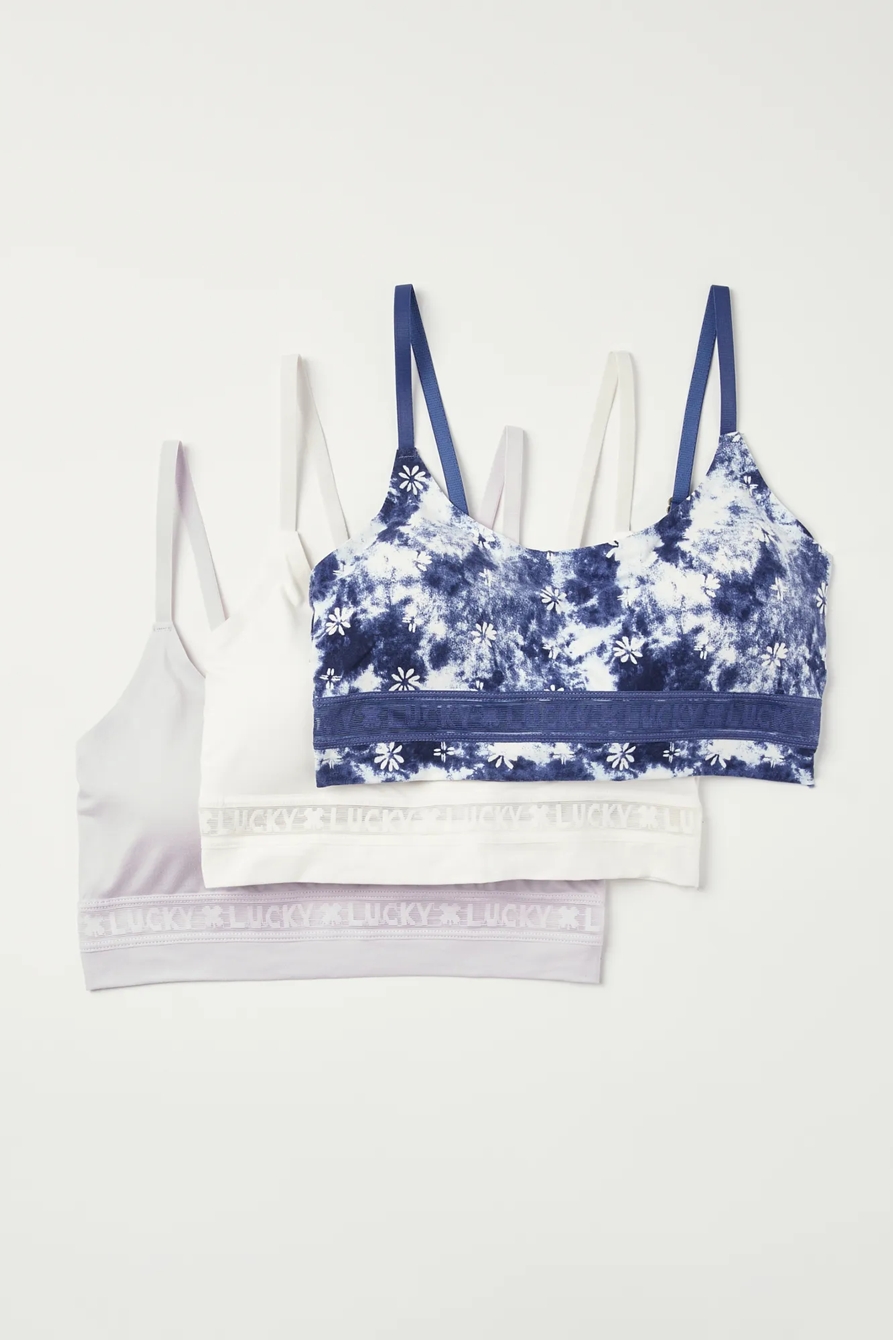 LUCKY LACE TIE DYE BRA 3 PACK, image 6