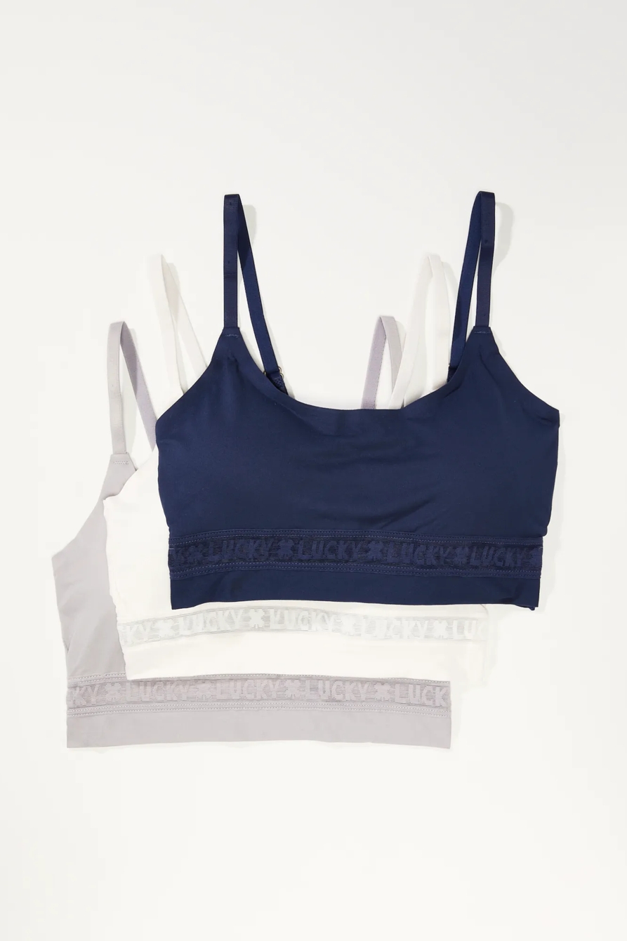 LUCKY LOGO SEAMLESS BRALETTE SET, image 4