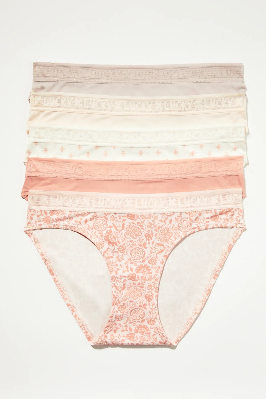 5 PACK BRUSHED LOGO TRIM BIKINI, image 5