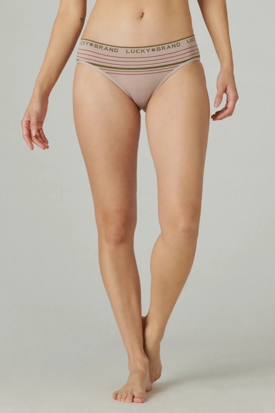 5 PACK SEAMLESS LOGO PANTIES SET, image 3