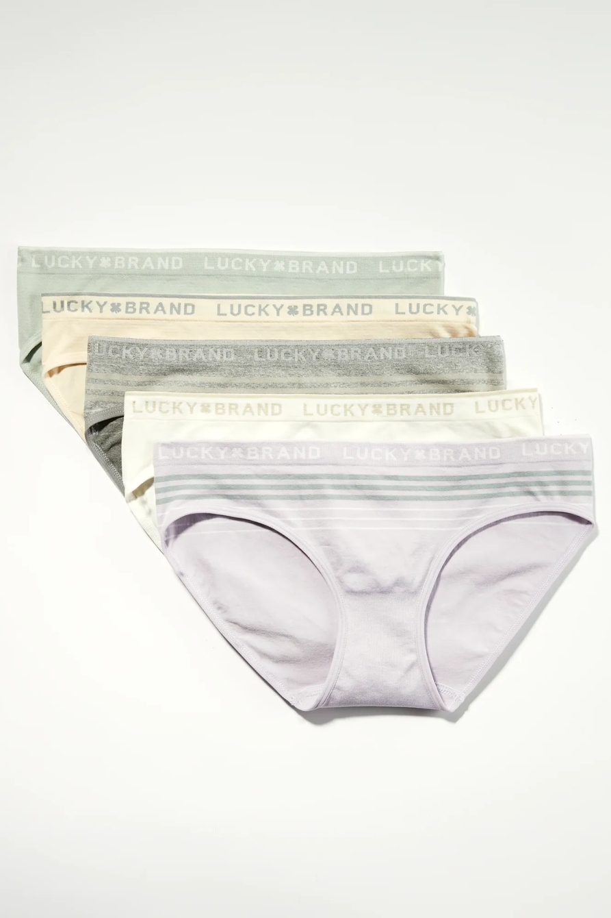 5 PACK SEAMLESS LOGO PANTIES SET, image 5