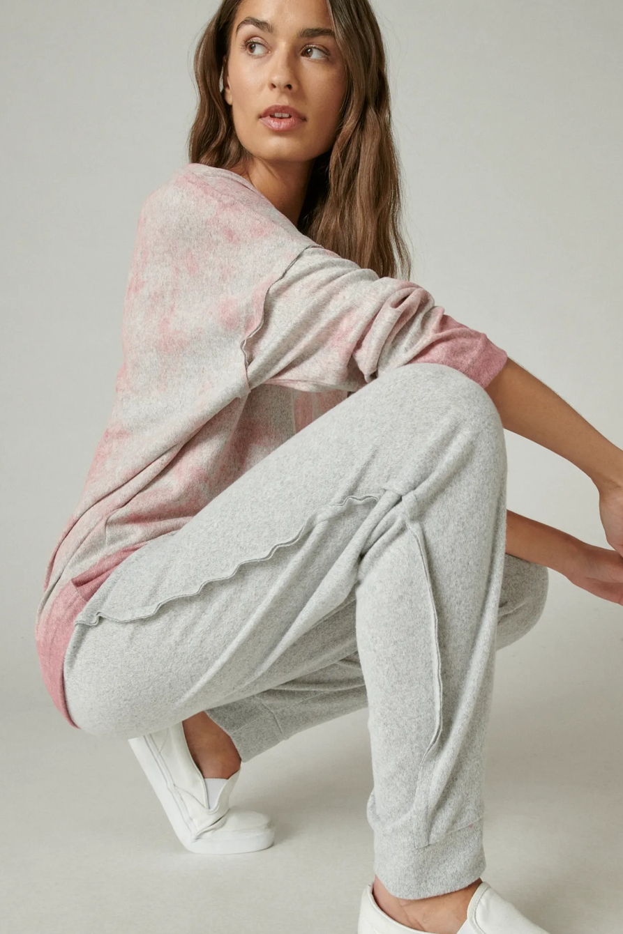 TIE DYE PULLOVER SLEEPWEAR SET, image 5