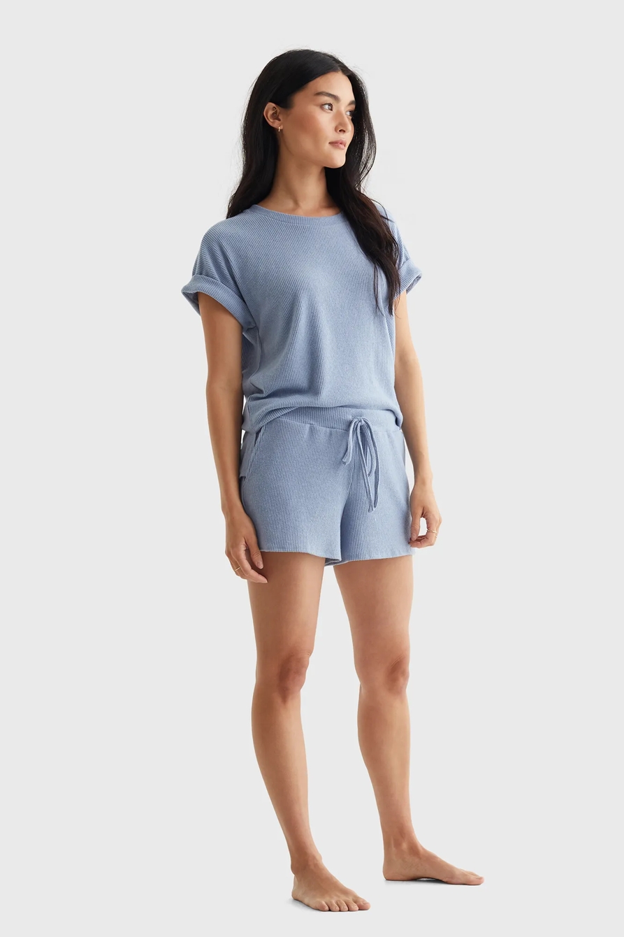 RIBBED CLOUD KNIT SLEEPWEAR SET, image 2